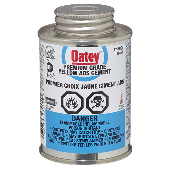 OATEY ABS CEMENT YELLOW 118ML