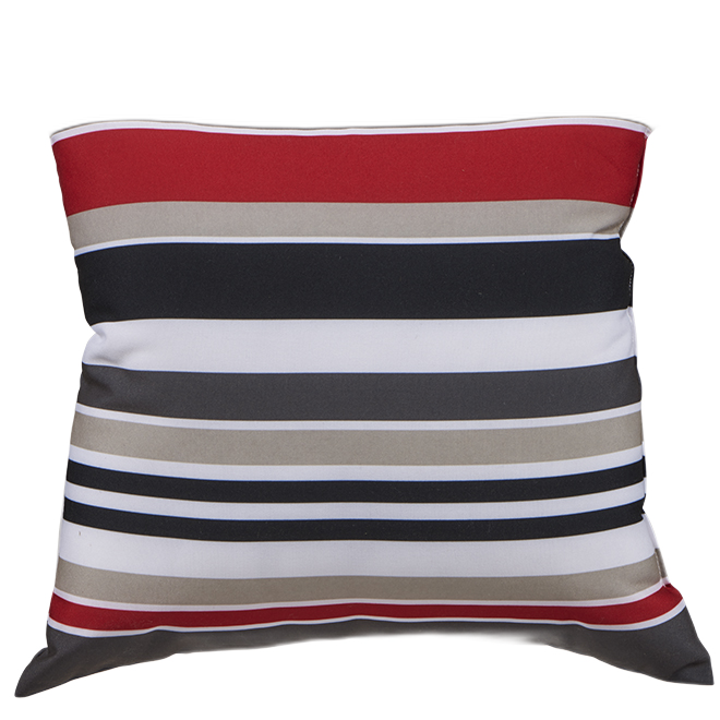 G.TREASURES CUSHION POLYESTER RED RANGE 16"x16"