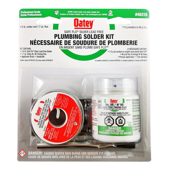 OATEY SAFE FLO SILVER SOLDER KIT 113GR