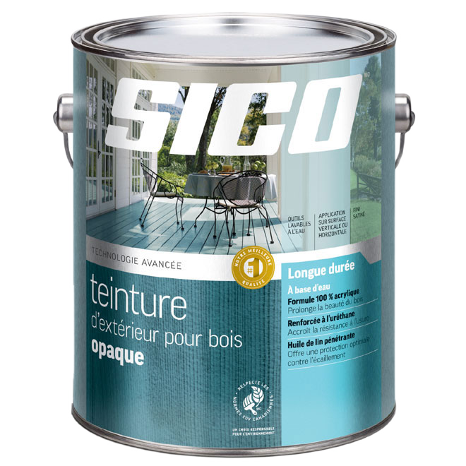 SICO SOLID STAIN EXTERIOR LATEX NEUTRAL BAS 875ML