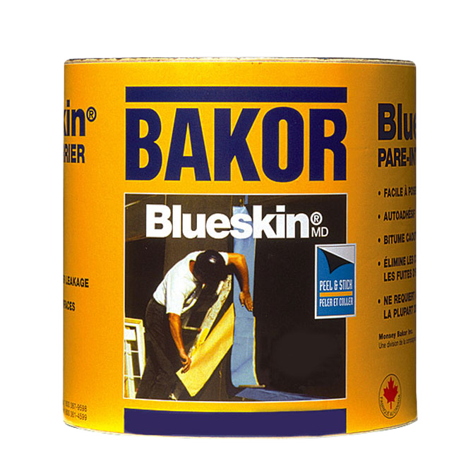 BAKOR BLUESKIN MEMBRANE ASPHALT BLUE 9"x75'