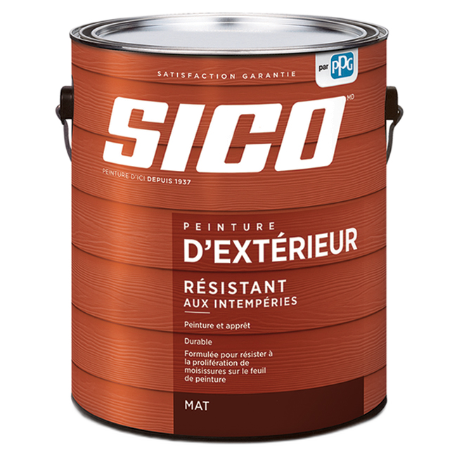 SICO FLAT PAINT/PRIMER EXT. NEUTRAL BAS 3.78L