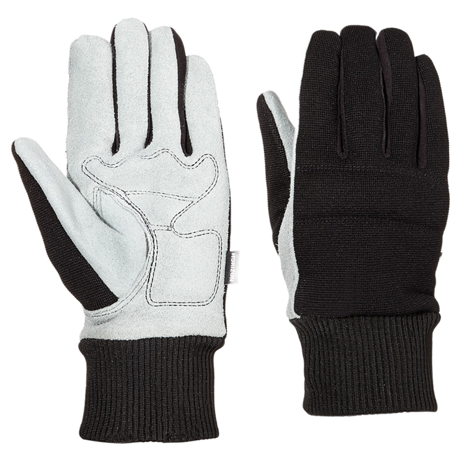 WORKTUFF H.DEXTERITY MECHANICS GLOVE LEATHER GREY MED