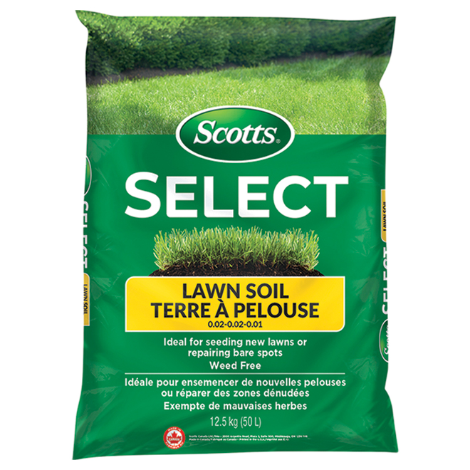 SCOTTS SELECT LAWN SOIL 50L