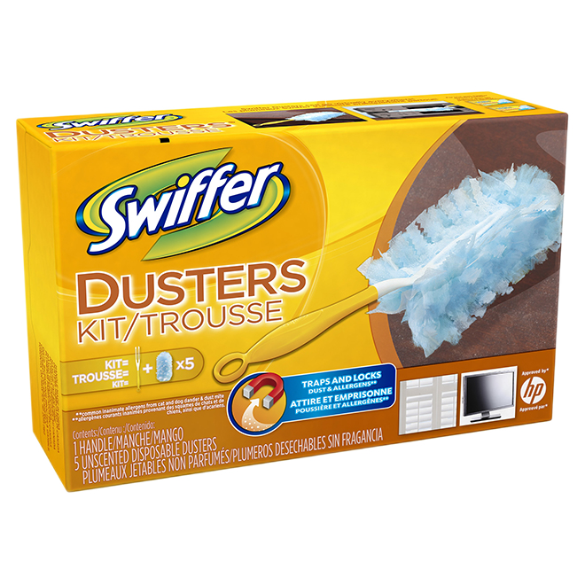 SWIFFER W/HANDLE DUSTER DISPOSABLE 5PK