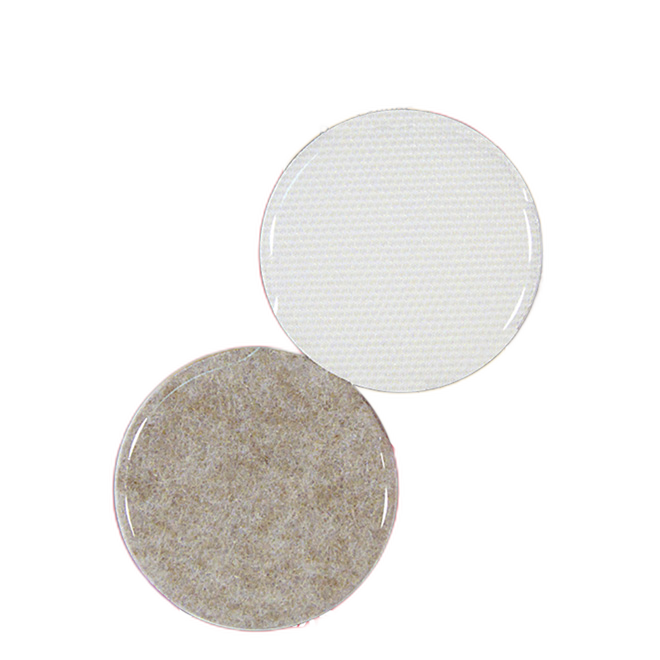 MADICO ROUND GLIDE FELT/VELCRO TAN 1 7/8"x12PC