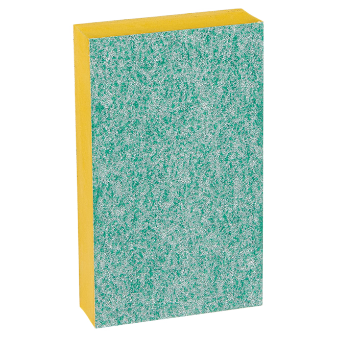 RUST-OLEUM SUPERIOR SANDING SPONGE ABRAS.FOAM YELLO/GREEN 3x5"x100GT