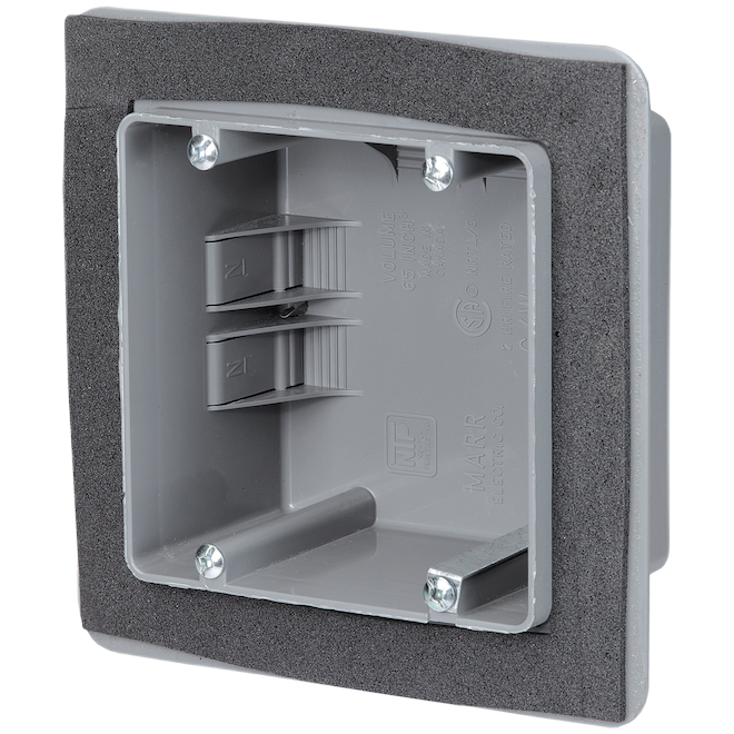 THOMAS & BETTS JUNCTION BOX PLASTIC GREY