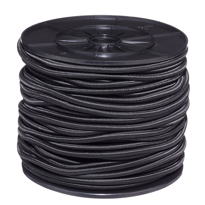 ERICKSON STRETCH CORD BUNGEY BLACK 5/16"x250'