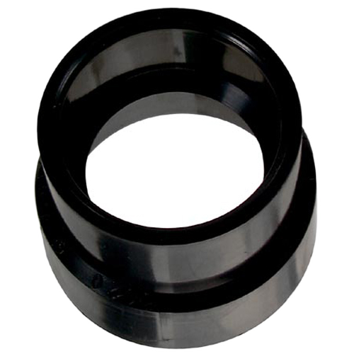 IPEX HUB COUPLING ABS-DWV BLACK 1 1/2x1 1/4"