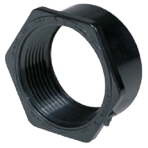 IPEX SPIGOT-HUB REDUCER BUSHING ABS-DWV BLACK 1 1/2x3/4"