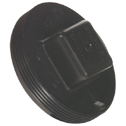 IPEX MPT CLEANOUT PLUG ABS-DWV BLACK 4"