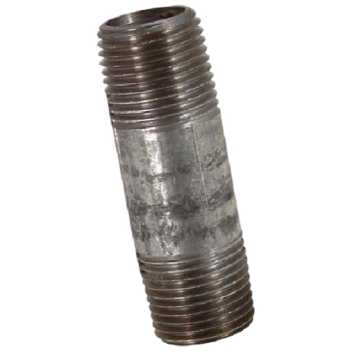 AQUA-DYNAMIC THREADED NIPPLE GALVANIZED STEEL GALVANIZED 1/2x2 1/2"