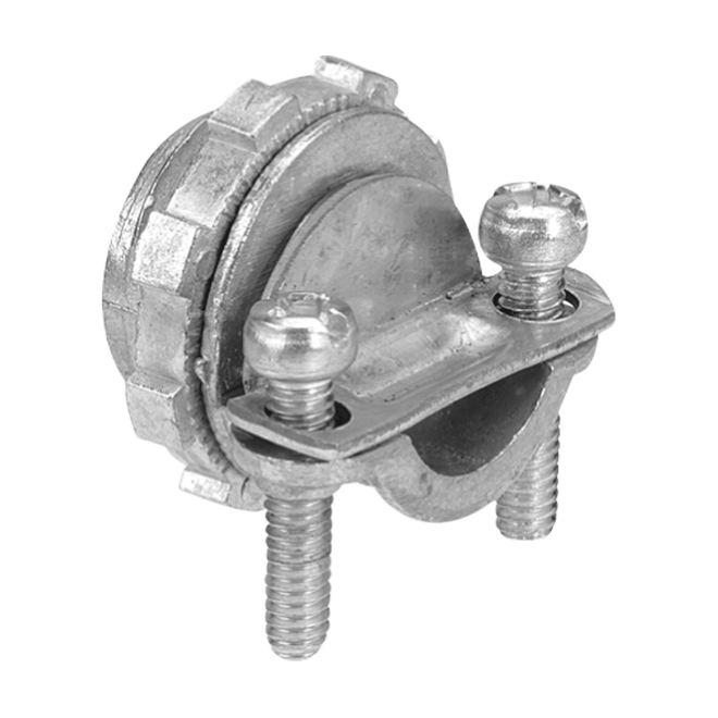 IBERVILLE 2 SCREW CONNECTOR ZINC GREY 3/8"XBX/15