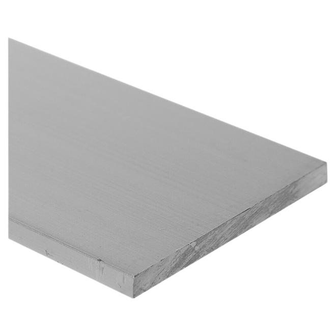 SHUR-TRIM FLAT BAR ALUMINIUM CLEAR SATIN 11/2X1/8"