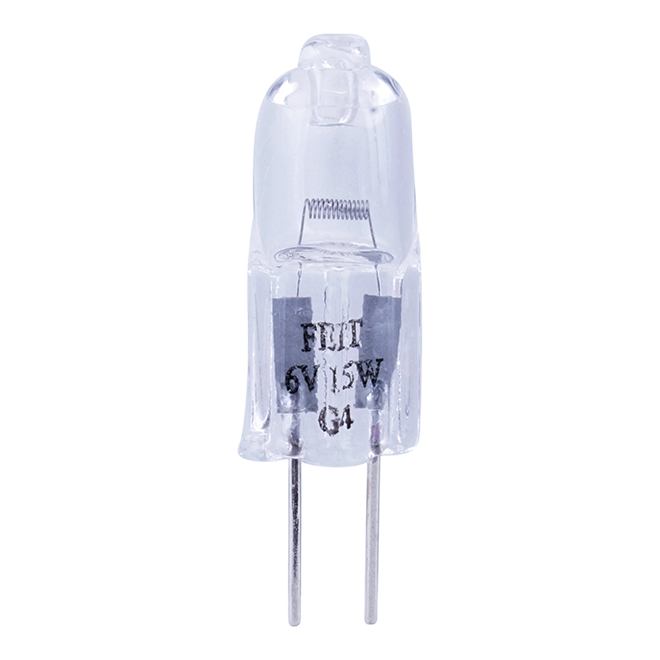 FEIT ELECTRIC T3 G4 HALOGEN BULB GLASS WARM WHITE 15W 1/PK