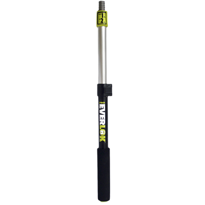 EVERLOK EVERLOK EXTENSION POLE ALUMINIUM BLACK 1-2'