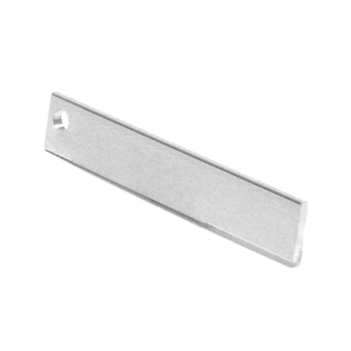 SHUR-TRIM FLAT BAR ALUMINIUM CLEAR SATIN 1X1/8"