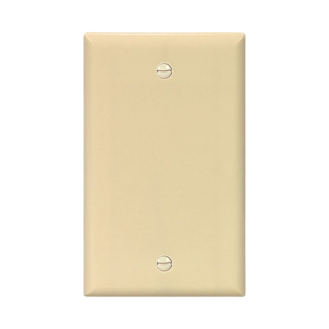 EATON 1GANG BLANK WALL PLATE IVORY