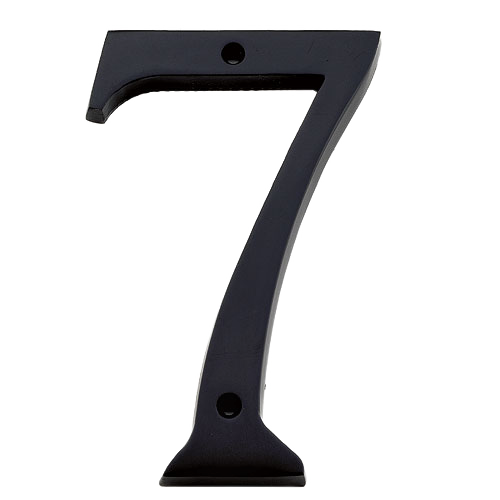 TAYMOR -7- NUMBER BLACK 6"