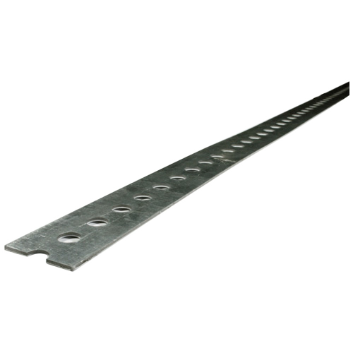 RELIABLE SLOTTED FLAT BAR GALV. STEEL 1 3/8"x3'x0.074"