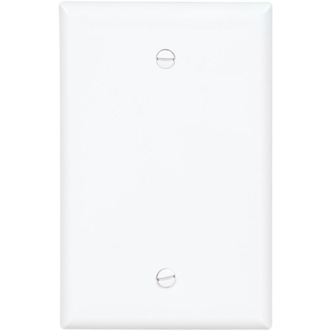 EATON BLANK WALL PLATE 1G MID SIZE WHITE