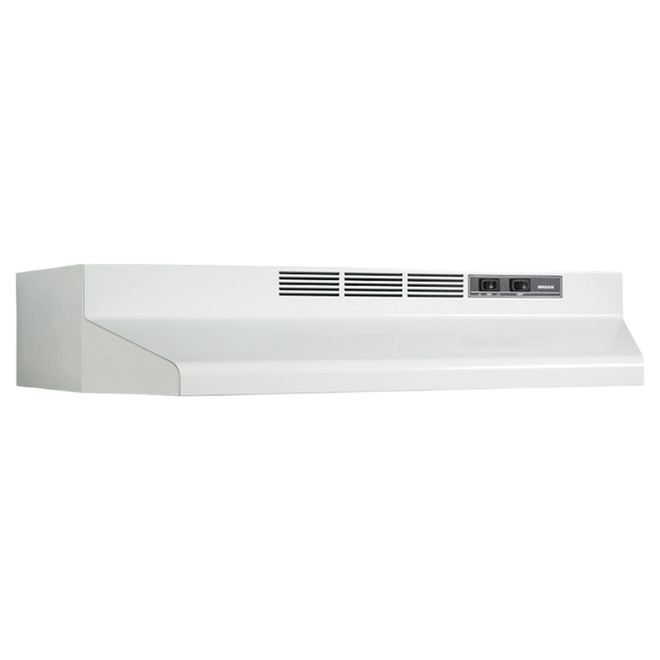 BROAN BROAN RANGE HOOD STEEL WHITE 210CFM-24"