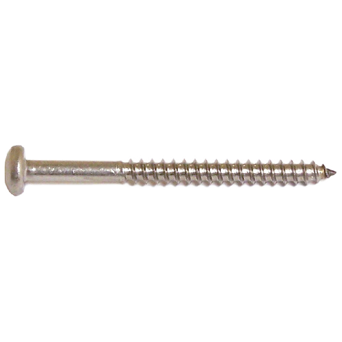 RELIABLE PAN HEAD METAL SCREW STAINL.STEEL STAIN.STEEL #8x2 1/2"xBX100