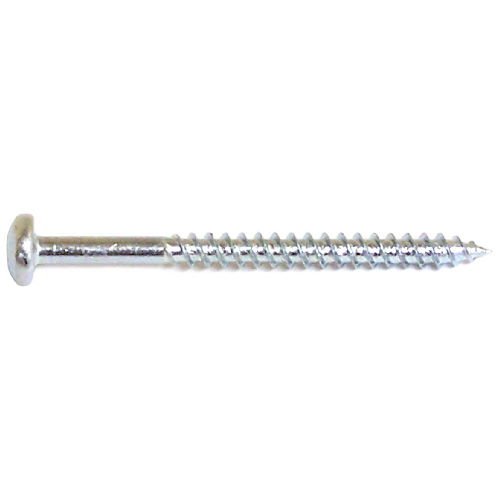 RELIABLE PAN HEAD WOOD SCREW STEEL #8x3"xBX7