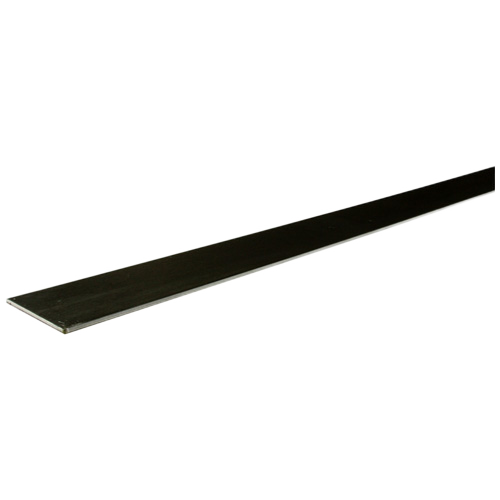 RELIABLE RECT. FLAT BAR STEEL BLACK 1"x6'x1/8"