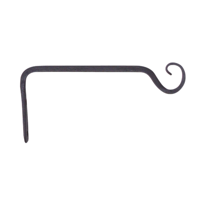 FORGED PLANT HOOK STRT BLK 6"