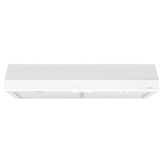 BROAN UNDERMOUNT RANGE HOOD 2,0 SONES WHITE 30" 300CFM