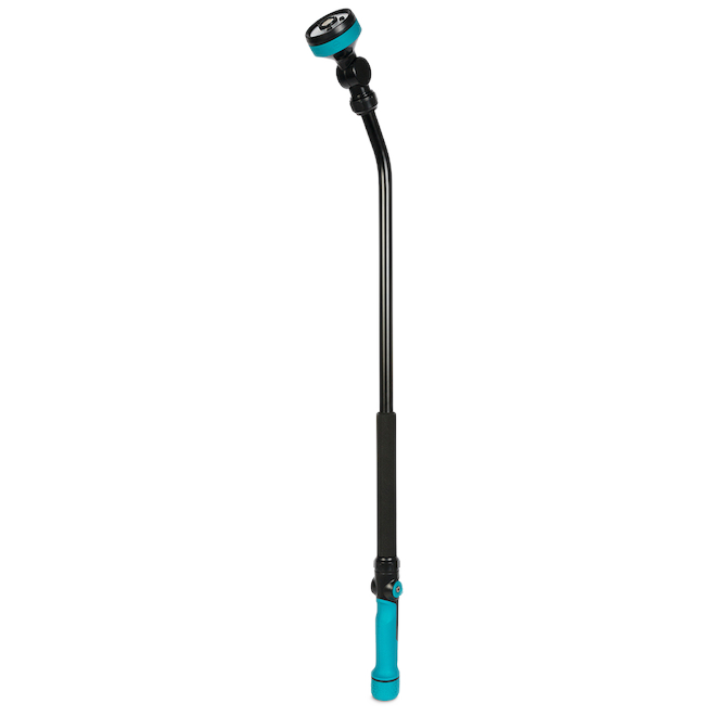 GILMOUR EXTEND WATERING WAND METAL BLACK/AQUA 34"