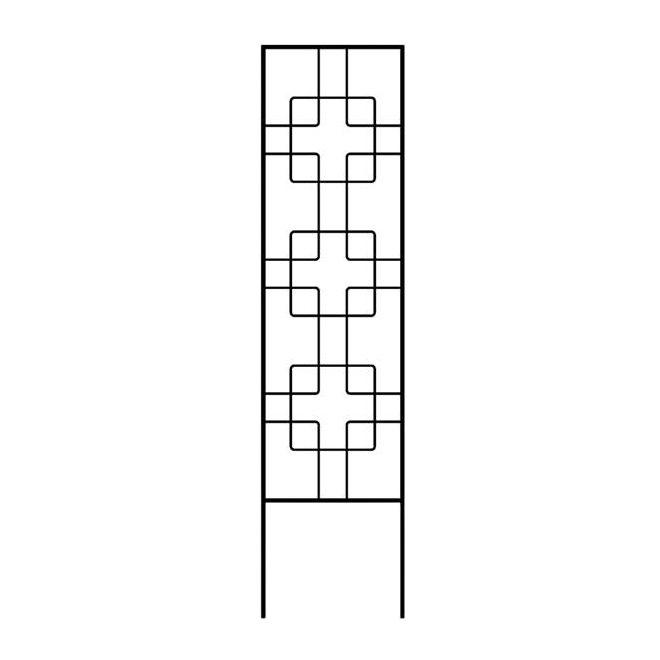 GARDEN TRELLIS ZEN BLACK 48"