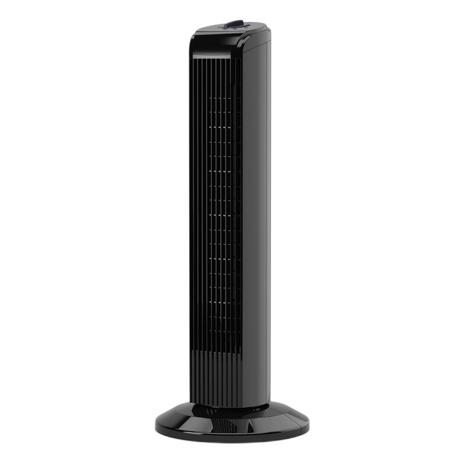 UTILITECH TOWER/OSCILL FAN PLASTIC BLACK 28"