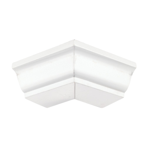 KAYCAN EXTERIOR GUTTER CORNER ALUMINUM S-GLOSS WHT 5"