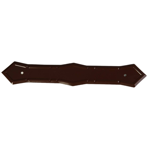 KAYCAN PIPE STRAP ALUMINUM S-G BR/CHOC 2x3"