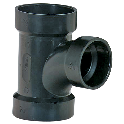 IPEX HUB SANITARY TEE ABS-DWV BLACK 2x1 1/2"