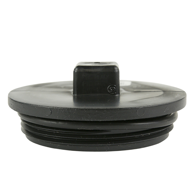 IPEX MPT CLEANOUT PLUG ABS-DWV BLACK 3"