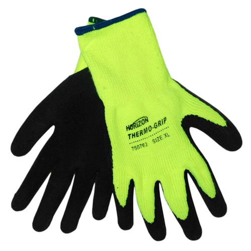 HORIZON MEN GLOVE LATEX BLACK/YW LRG