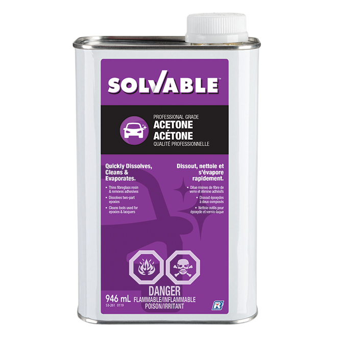 SOLVABLE ACETONE 946ML