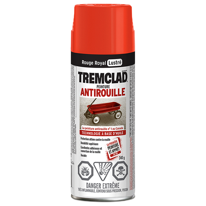 TREMCLAD ANTIRUST PAINT REGAL RED 340GR