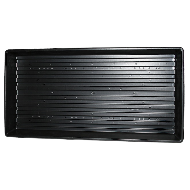 PLANT TRAY PLSTC 11X22" BLK