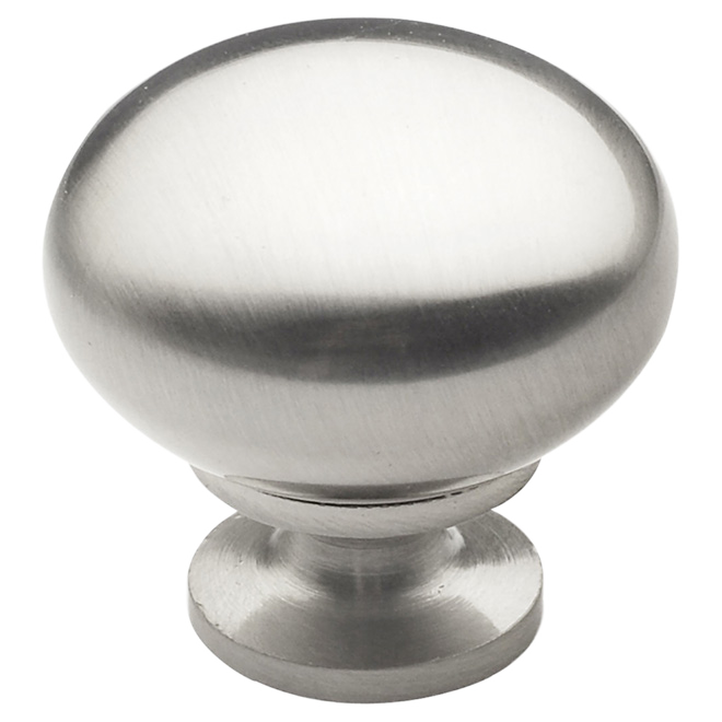 RICHELIEU BUFFALO CABINET KNOB METAL BRUS NICKEL 1 1/4"x1/PK