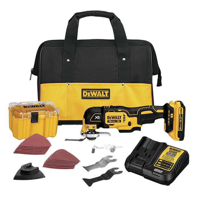 DEWALT +ACCESSORIES M-FUNCTION TOOL LITHIUM ION YELLOW/BLCK 20V