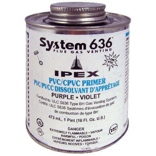 SYSTEME 636 PVC/CPVC PRIMER SOLVENT PURPLE 473ML