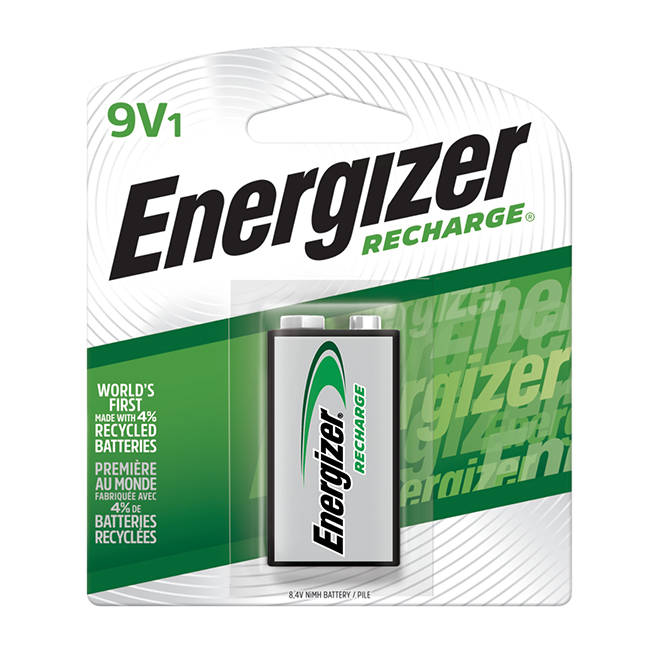 ENERGIZER 9V RECHARGEABLE BATT. NIMH PK1