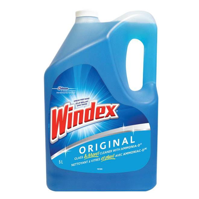 WINDEX REFILL GLASS CLEANER ANTIBACTER. BLUE 5LT