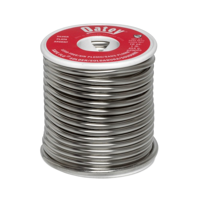 OATEY SAFE FLO SOLDER WIRE SILVER 1LB