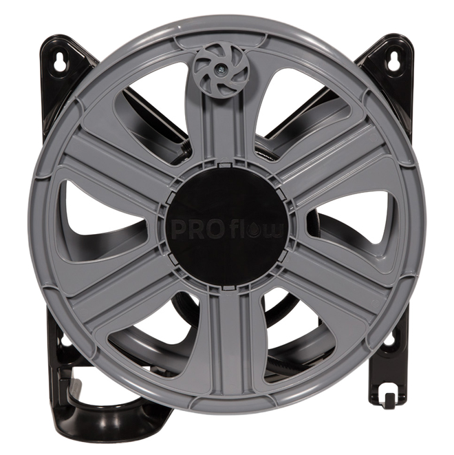 GARANT WALL MOUNT HOSE REEL POLY BLACK/GREY 100'-5/8"